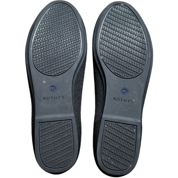 Rothy’s The Flat Black Solid Women’s Size 7.5 - Picture 7 of 7